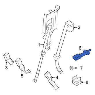Ford OE - Center Seat Belt Extension