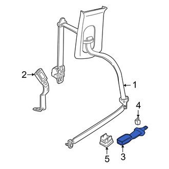 Ford OE - Center Seat Belt Extension