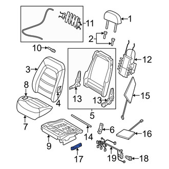 Ford OE - Left Power Seat Switch