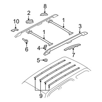 Ford OE - Roof - Luggage Carrier