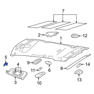 Ford OE - Sun Visor Clip
