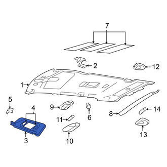 Ford OE - Left Sun Visor