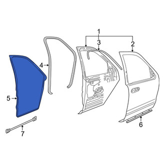 Ford OE - Front Right Outer Door Seal