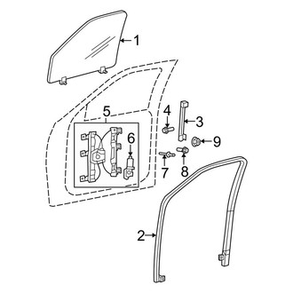 Ford OE - Front Door - Glass & Hardware