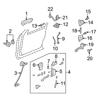 Ford OE - Front Door - Lock & Hardware
