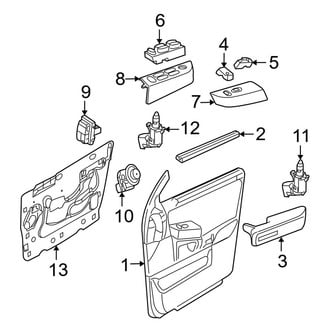 Ford OE - Front Door - Interior Trim