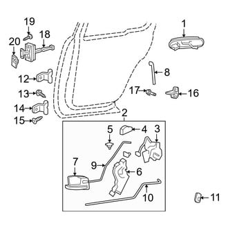 Ford OE - Rear Door - Lock & Hardware