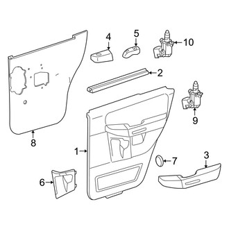 Ford OE - Rear Door - Interior Trim