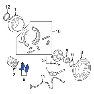 Ford OE - Rear Disc Brake Pad Set