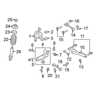 Ford OE - Rear Suspension - Suspension Components