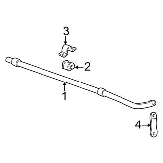 Ford OE - Rear Suspension - Stabilizer Bar & Components