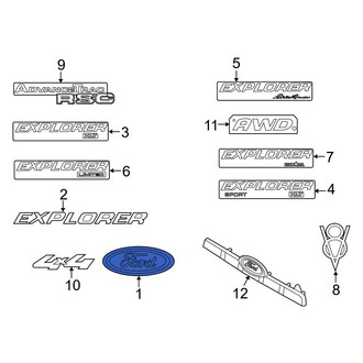 Ford OE - Rear Door Emblem