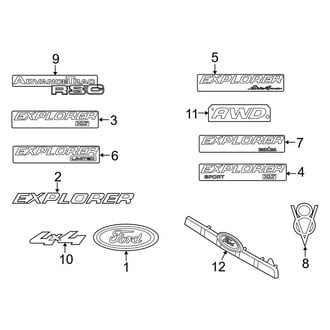 Ford OE - Lift Gate - Exterior Trim