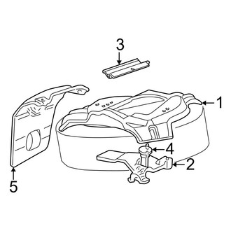 Ford OE - Spare Tire Carrier - Carrier & Components (Sport Utility)