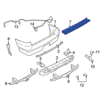 Ford OE - Rear Bumper Step Pad