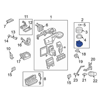 Ford OE - HVAC Blower Motor Assembly