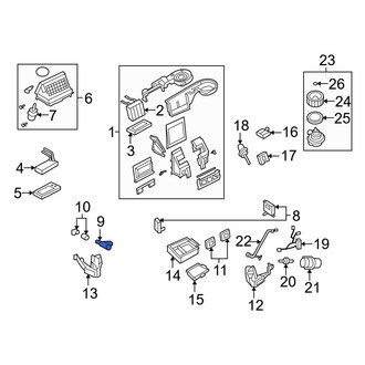 Ford OE - HVAC Heater Control Valve