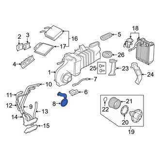 Ford OE - A/C Evaporator Drain