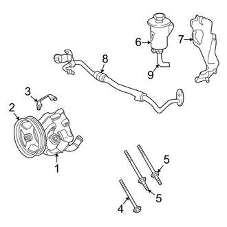 Ford OE - Steering Gear & Linkage - Pump & Hoses (4.6L)