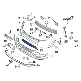 Ford OE - Front Lower Grille