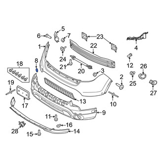 Ford OE - Front Jack Plug Cover