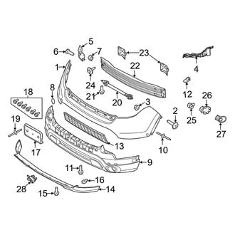 Ford OE - Front Bumper - Bumper & Components