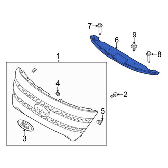 Ford OE - Front Radiator Support Access Cover