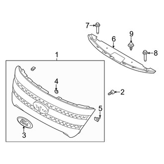 Ford OE - Grille & Components (Sport)