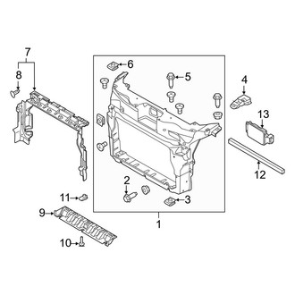 Ford OE - Radiator Support