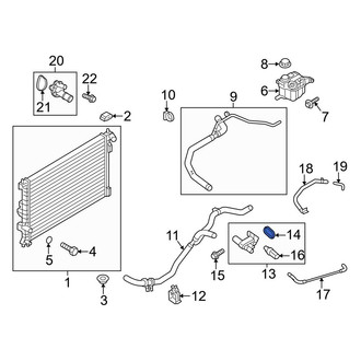 Ford OE - Engine Coolant Outlet Gasket
