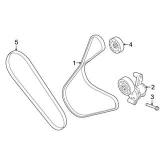 Ford OE - Cooling - Belts & Pulleys (From 9/05/12), (2.0L)