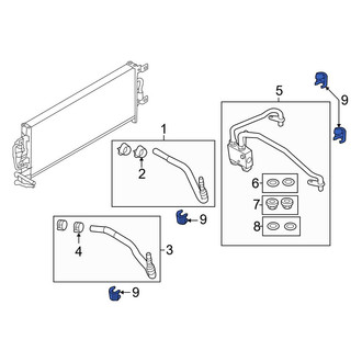 Ford OE - Transmission Oil Cooler Line Clip