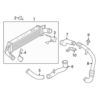 Ford OE - Cooling - Intercooler (2.0L)