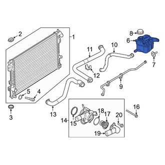 Ford OE - Engine Coolant Reservoir