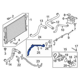 Ford OE - Engine Coolant Pipe