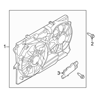 Ford OE - Cooling Fan (8 Engine VIN Character)