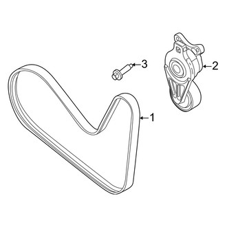 Ford OE - Cooling - Belts & Pulleys (Base / Limited / XLT 3.5L)