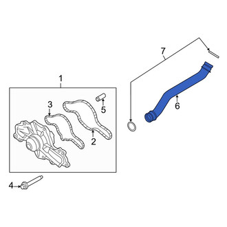 Ford OE - Upper Radiator Coolant Hose