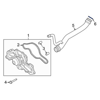 Ford OE - Engine Coolant Pipe Seal