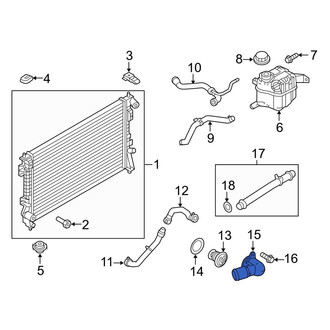 Ford OE - Engine Coolant Thermostat Housing