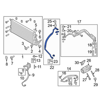 Ford OE - A/C Refrigerant Suction Hose