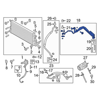 Ford OE - A/C Refrigerant Suction Hose