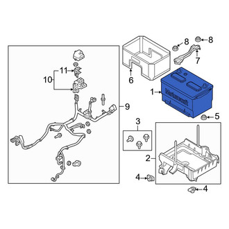 Ford OE - Vehicle Battery