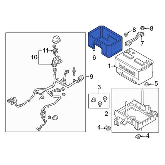 Ford OE - Battery Cover