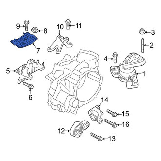 Ford OE - Upper Automatic Transmission Mount Bracket