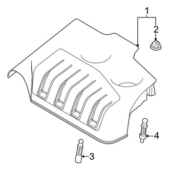 Ford OE - Engine / Transaxle - Engine Appearance Cover (2.0L)