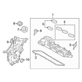 Ford OE - Engine / Transaxle - Valve & Timing Covers (3.5L)