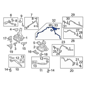 Ford OE - Evaporative Emissions System Lines