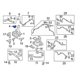 Ford OE - Turbocharger Gasket