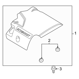 Ford OE - Engine / Transaxle - Engine Appearance Cover (T Engine VIN Character)